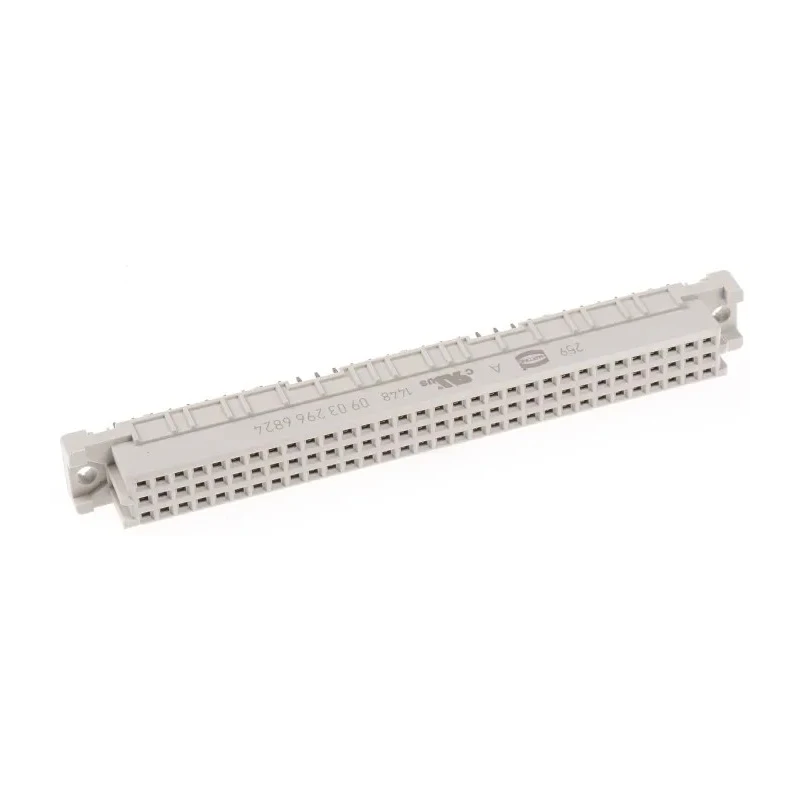 HARTING DIN 41612 96 Way 2.54 mm Pitch Type Through Hole Solder Class C2 3 Row Female Straight Connector 09032966824