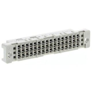 HARTING DIN 41612 Connector 48 Contacts 2.54 mm Pitch, Type C/2, Solder Termination, Class C2, 3 Row Female 09232486824