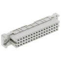 HARTING DIN 41612 Connector 48 Contacts 2.54 mm Pitch, Type C/2, Solder Termination, Class C2, 3 Row Female 09232486824