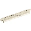 HARTING DIN 41612 Connector 96 Contact 3 Row Female Straight 2.54 mm Pitch Type C/2 Solder Class C2 09037966825