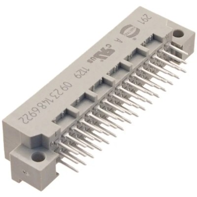 HARTING DIN 41612 Connector 48 Contacts 3 Row Male Straight 2.54 mm Pitch Type C/2 Solder Class C2 09231486922