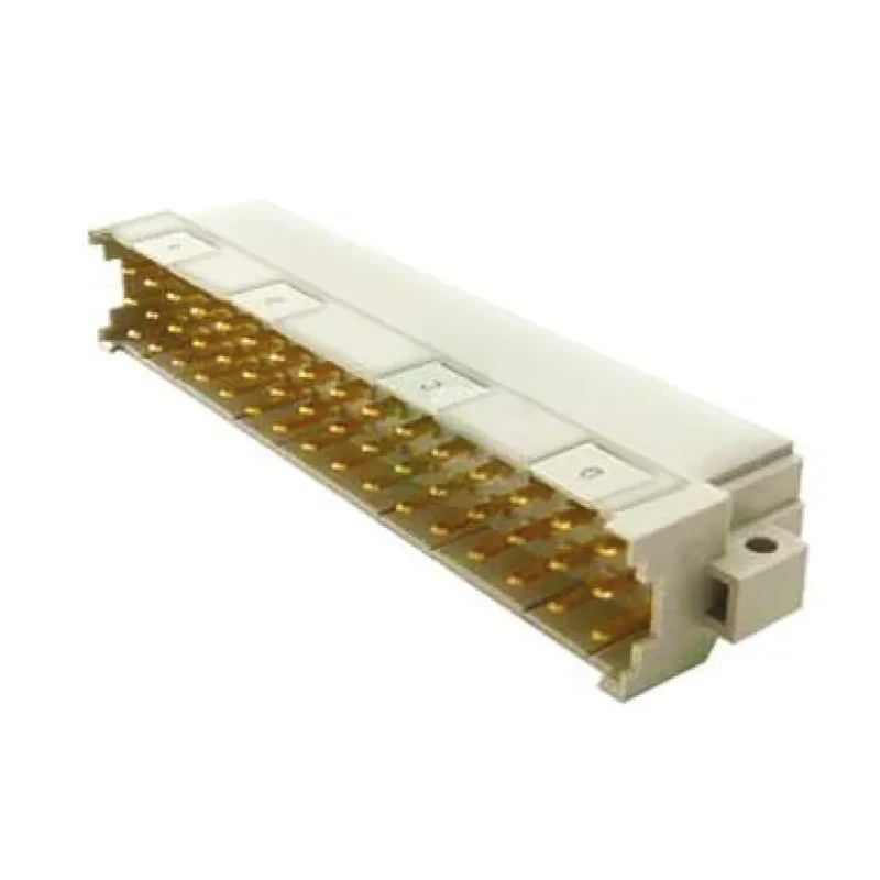 HARTING DIN 41612 Connector 48 Way 2.54 mm Pitch Type F Solder 3 Row Male Right Angle 09061482935