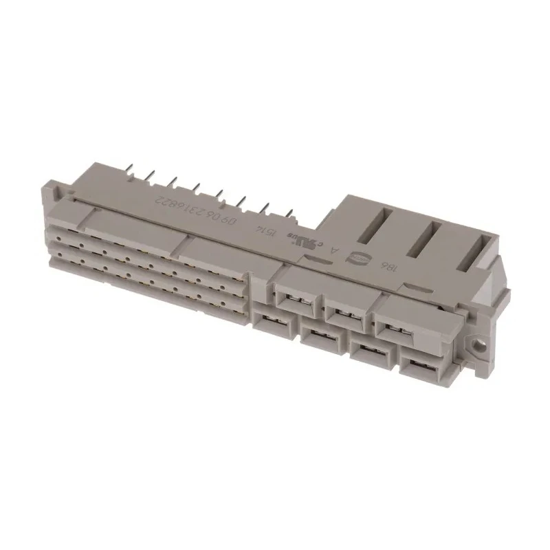HARTING DIN 41612 Connector 31 Contacts, 3 Row, Female Straight, 500 V ac, Silver Plating, Class C2 09062316822