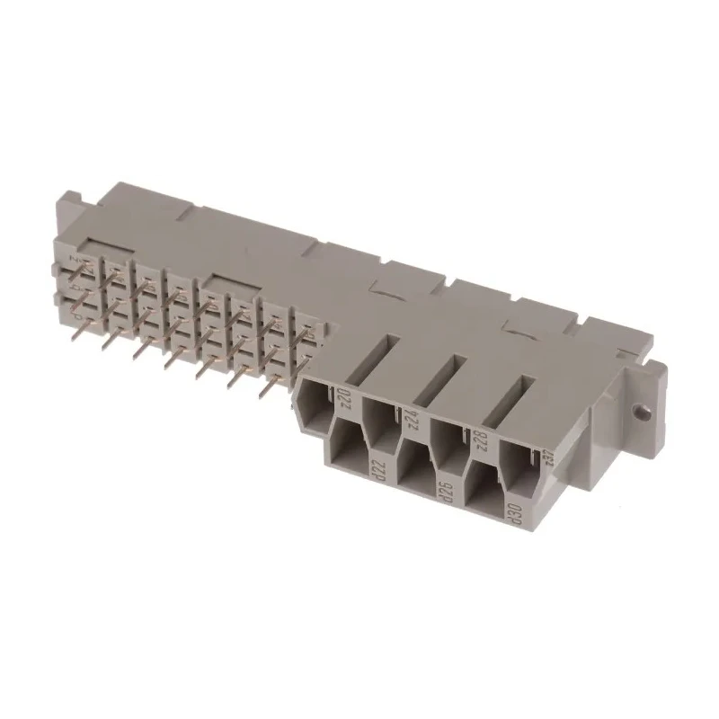 HARTING DIN 41612 Connector 31 Contacts, 3 Row, Female Straight, 500 V ac, Silver Plating, Class C2 09062316822