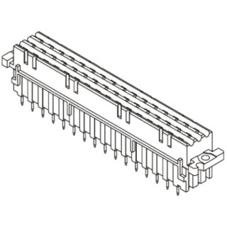 HARTING DIN 41612 Connector 48 Contacts 5.08 mm Pitch 3 Row Female Straight Solder Termination Class C1 09062482835