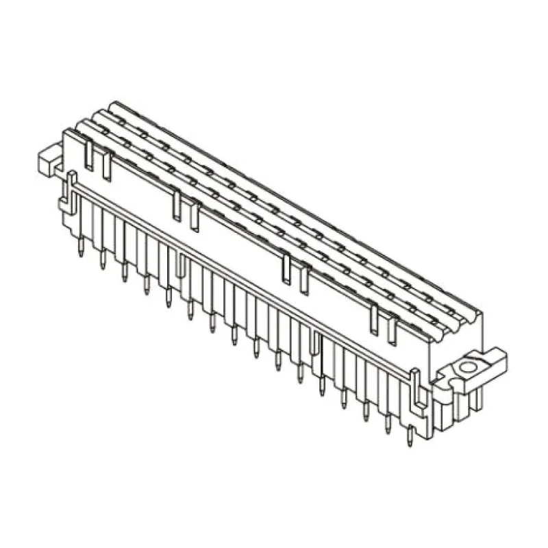 HARTING DIN 41612 Connector 48 Contacts 5.08 mm Pitch 3 Row Female Straight Solder Termination Class C1 09062482835