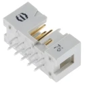 HARTING SEK 18 Series Straight Through Hole PCB Header, 10 Contacts, 2.54 mm Pitch, 2 Row, Shrouded 09185107324