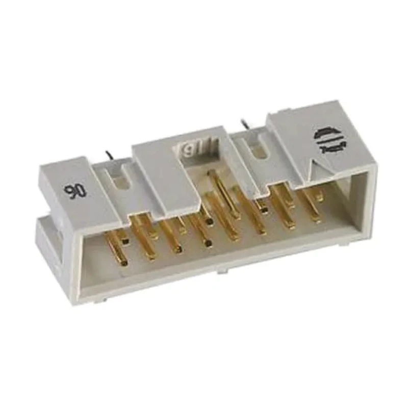 HARTING PCB Header SEK 18 Series Straight Through Hole, Shrouded, 16 Contacts, 2 Rows, 2.54 mm Pitch, 1A 09185167324