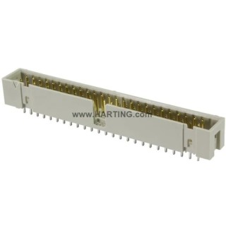 HARTING SEK 18 Series Straight Through Hole PCB Header, 26 Contacts, 2.54 mm Pitch, 2 Row, Shrouded 09185267324