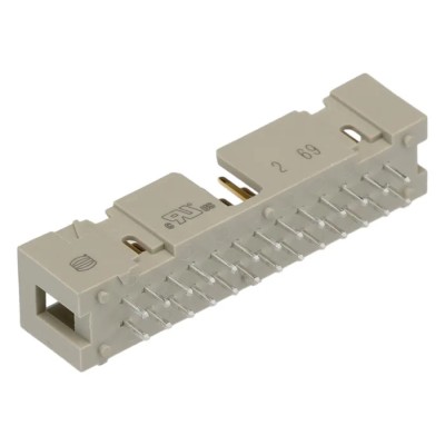 HARTING SEK 18 Series Straight Through Hole PCB Header, 26 Contacts, 2.54 mm Pitch, 2 Row, Shrouded 09185266324
