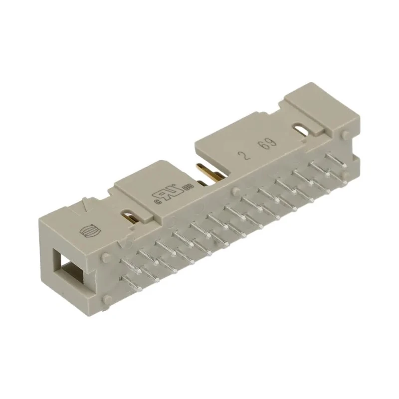 HARTING SEK 18 Series Straight Through Hole PCB Header, 26 Contacts, 2.54 mm Pitch, 2 Row, Shrouded 09185266324