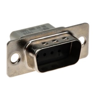 HARTING D-Sub 9 Way Straight Cable D-Sub Connector, with Flange Male 09670095601