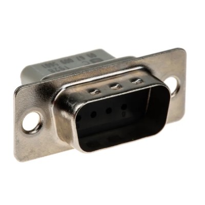 HARTING D-Sub 9 Way Straight Cable D-Sub Connector, with Flange Male 09670095601