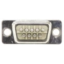 HARTING D-Sub 9 Way Straight 2.77 mm Pitch Panel Mount D-Sub Connector with Flange Male 09670095604