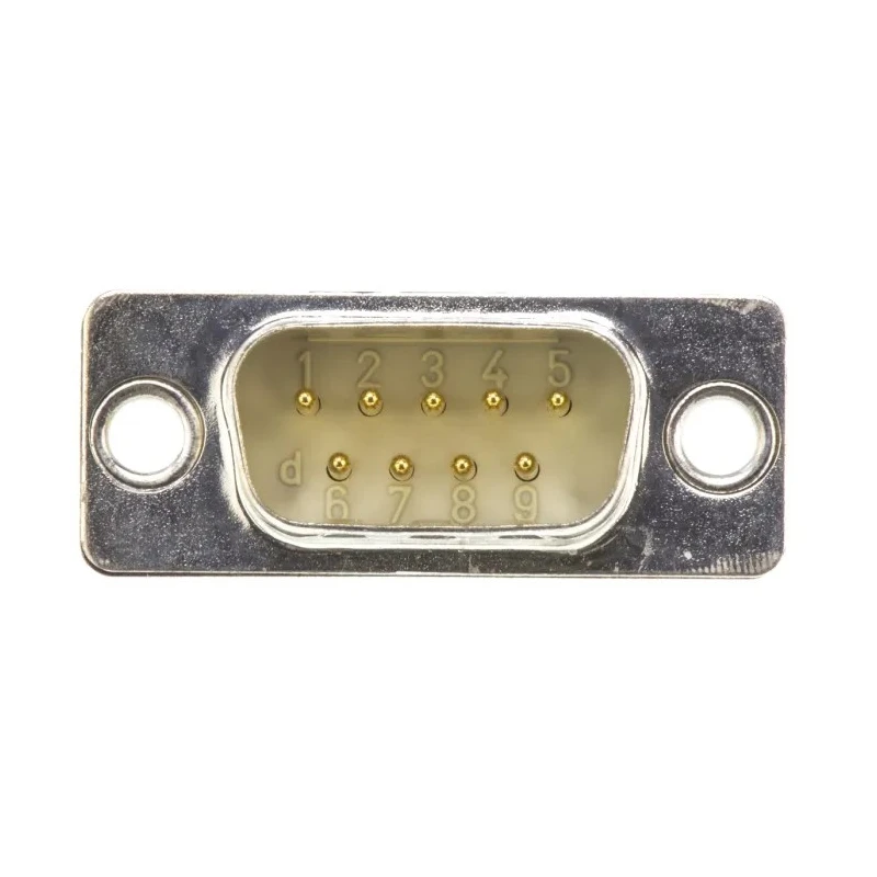 HARTING D-Sub 9 Way Straight 2.77 mm Pitch Panel Mount D-Sub Connector with Flange Male 09670095604