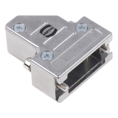 HARTING D-Sub Series Metal Right Angle D-Sub Backshell 9 Way IP67 61030012013