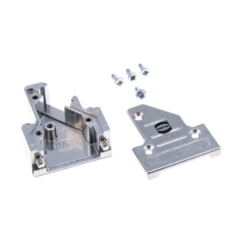 HARTING D-Sub Series Metal Right Angle D-Sub Backshell 9 Way IP67 61030012013