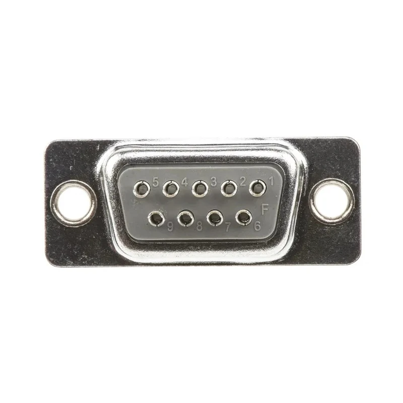 HARTING D-Sub 9 Way Straight 2.77 mm Pitch Panel Mount D-Sub Connector with Flange Male 09672095604