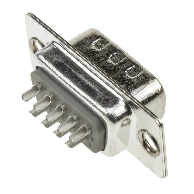 HARTING D-Sub 9 Way Straight 2.77 mm Pitch Panel Mount D-Sub Connector with Flange Male 09672095604