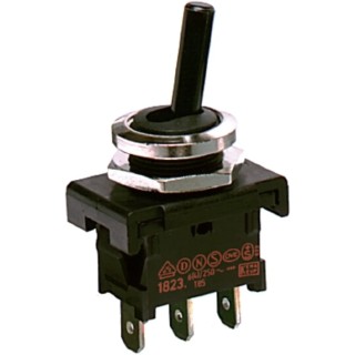 Marquardt Toggle Switch Panel Mount On-Off-On SPDT Tab Terminal 12 V dc 250 V ac 1828.1101