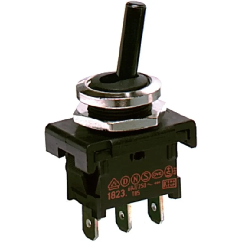 Marquardt Toggle Switch Panel Mount On-Off-On SPDT Tab Terminal 12 V dc 250 V ac 1828.1101