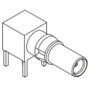 HARTING Backplane Connector Contact Right Angle Female Gold over Nickel Copper Alloy 6A 09030006262