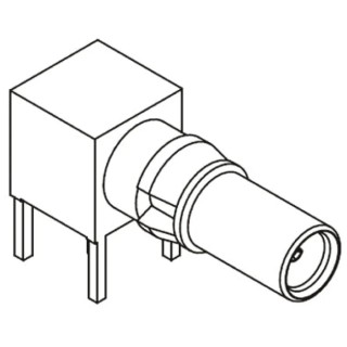 HARTING Backplane Connector Contact Right Angle Female Gold over Nickel Copper Alloy 6A 09030006262