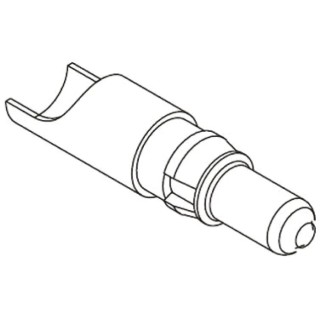 HARTING Backplane Connector Contact 09 03 Series, Straight Male, Gold over Nickel Plating, Copper Alloy, 40A 09030006103