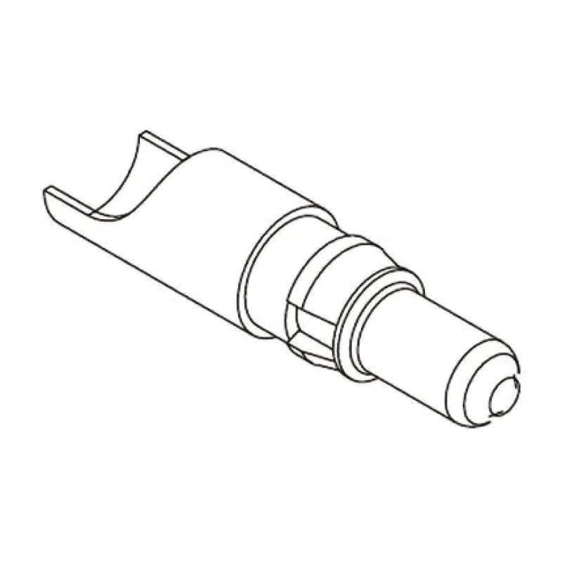 HARTING Backplane Connector Contact 09 03 Series, Straight Male, Gold over Nickel Plating, Copper Alloy, 40A 09030006103