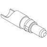 HARTING Backplane Connector Contact 09 03 Series, Straight Male, Gold over Nickel Plating, Copper Alloy, 40A 09030006103