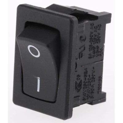 Marquardt 1800 Series SPST On-Off Rocker Switch Panel 10A 28V dc 250V ac 1801.6115