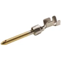 HARTING D-Sub Standard Series Male Crimp D-Sub Connector Contact, Brass, Gold over Nickel Plating, 24 AWG 09670007177