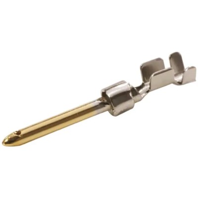 HARTING D-Sub Standard Series Male Crimp D-Sub Connector Contact, Brass, Gold over Nickel Plating, 24 AWG 09670007177