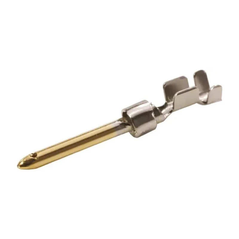 HARTING D-Sub Standard Series Male Crimp D-Sub Connector Contact, Brass, Gold over Nickel Plating, 24 AWG 09670007177