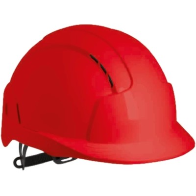 JSP EVO Lite Red Safety Helmet Ventilated Adjustable AJB160-000-600