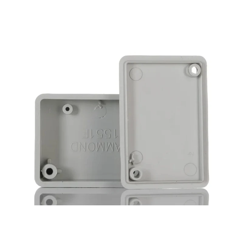 Hammond Flanged ABS Enclosure Grey Lid IP54 15mm x 50mm x 35mm 
