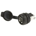 Weidmüller FrontCom Micro Series RJ45 Connector Female Cable Cat6a 360° Shielded Straight 1 Port 1 Way RJ45