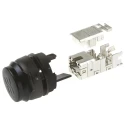 Weidmüller FrontCom Micro Series RJ45 Connector Female Cable Cat6a 360° Shielded Straight 1 Port 1 Way RJ45