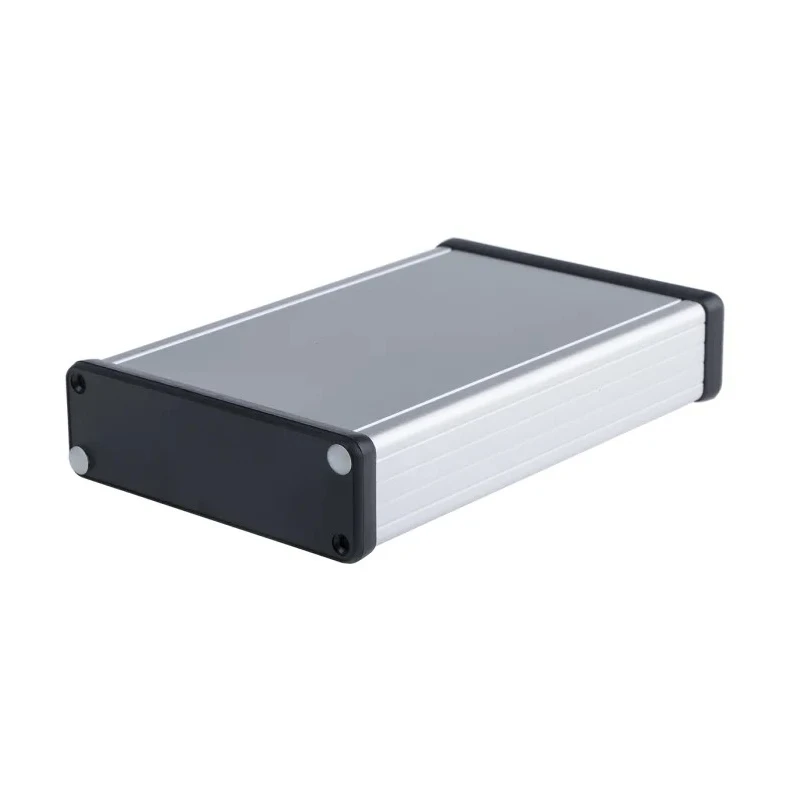 Hammond Silver Aluminium Enclosure 160 mm Length x 106.1 mm Width x 33.6 mm Height IP54 Rated 1455L1602