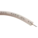 Alpha Wire Hookup Wire Silicone Series White 0.33 mm², 22 AWG, 7/0.25 mm Strands, 30 m Length, Silicone Jacket 392297 WH005