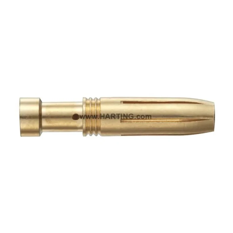 HARTING Han E Female Crimp Contact 16A 2.5 mm² Copper Alloy Gold Plated 500V 09330006223