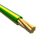 Alpha Wire Ecogen Ecowire Series Green Yellow 0.33 mm² 22 AWG 600V Hook Up Wire 305m 6713 GY001
