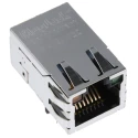 Bel-Stewart MagJack Series RJ45 Connector Female, Through Hole STP Shield Straight 1 Port 8 Way 