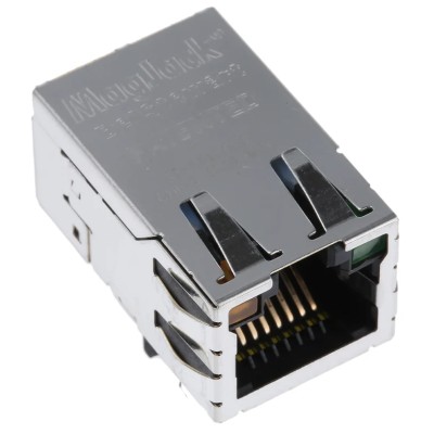 Bel-Stewart MagJack Series RJ45 Connector Female, Through Hole STP Shield Straight 1 Port 8 Way 