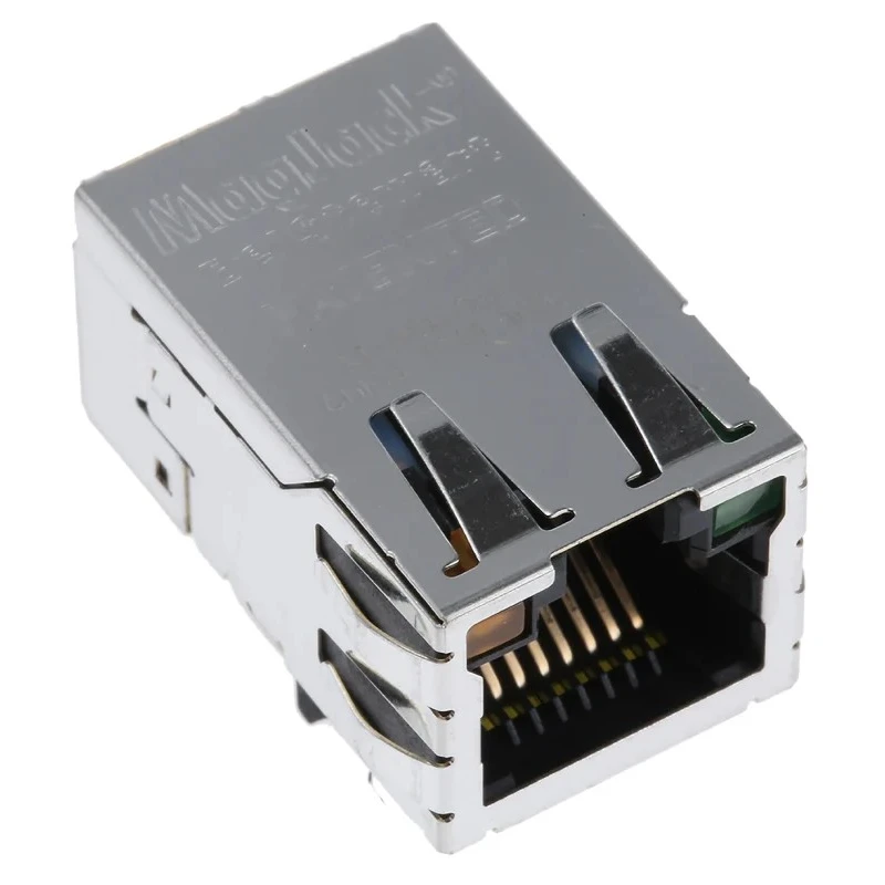 Bel-Stewart MagJack Series RJ45 Connector Female, Through Hole STP Shield Straight 1 Port 8 Way 