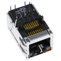Bel-Stewart MagJack Series RJ45 Connector Female, Through Hole STP Shield Straight 1 Port 8 Way 