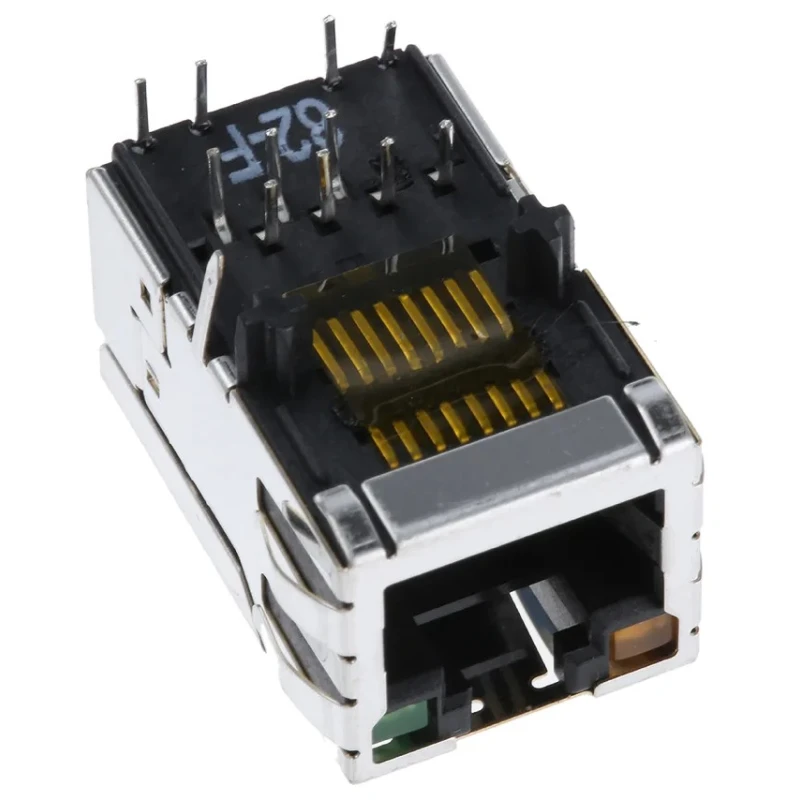 Bel-Stewart MagJack Series RJ45 Connector Female, Through Hole STP Shield Straight 1 Port 8 Way 