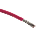 Alpha Wire Ecogen Ecowire Series Red 0.75 mm² Hook Up Wire, 18 AWG, 16/0.25 mm Core Strands, 305 m, Modified 6715 RD001