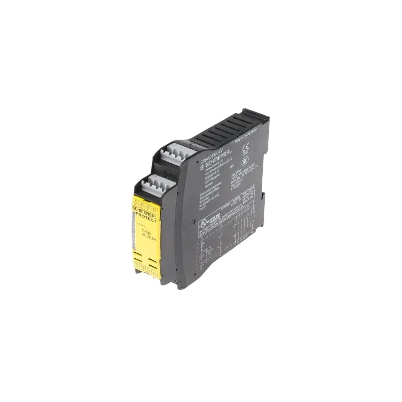 Schmersal Output Module 6 Outputs 0 Inputs DIN Rail Mount 24V NC Power 1W SRB402EM
