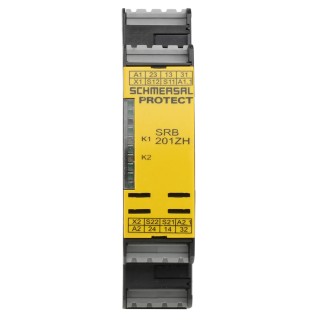 Schmersal 24V DC Safety Relay with 3 Safety Contacts and 2 Auxiliary Contacts SRB201ZH-24VDC